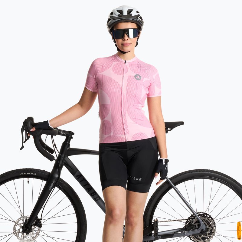 Koszulka rowerowa damska ATTABO Vites WMNS różowy 5