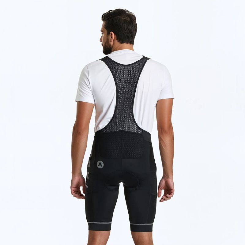 Spodenki rowerowe męskie ATTABO Kirun Pro Bib Shorts Cargo czarny 3
