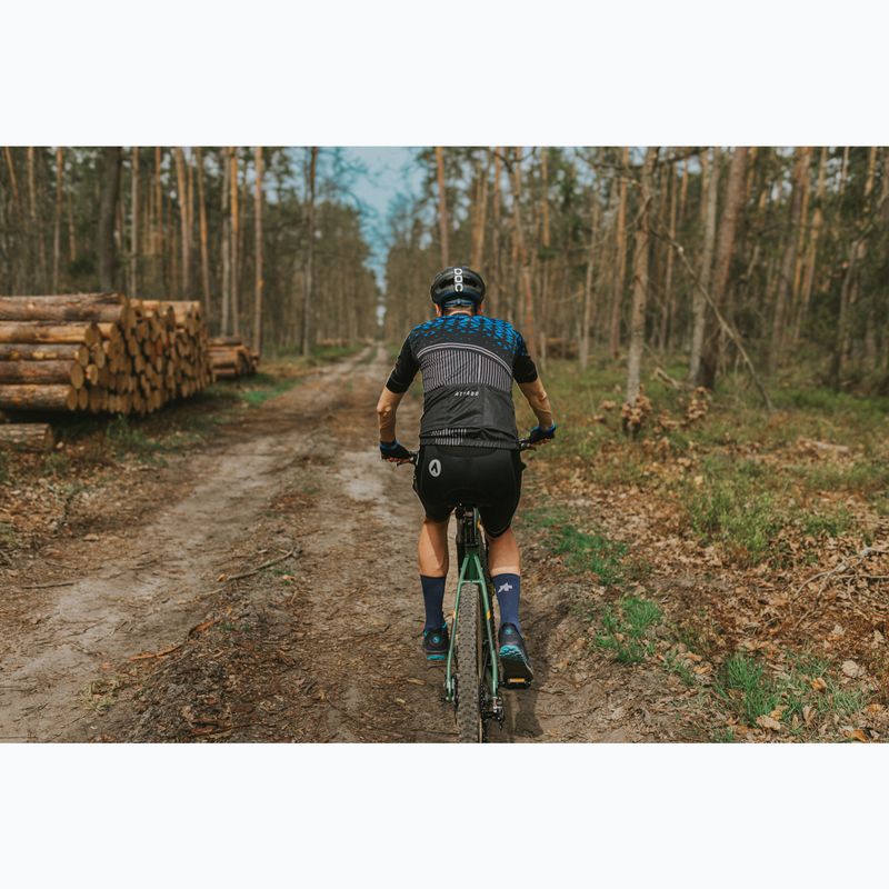 Spodenki rowerowe męskie ATTABO Kirun Pro Bib Shorts Cargo czarny 12