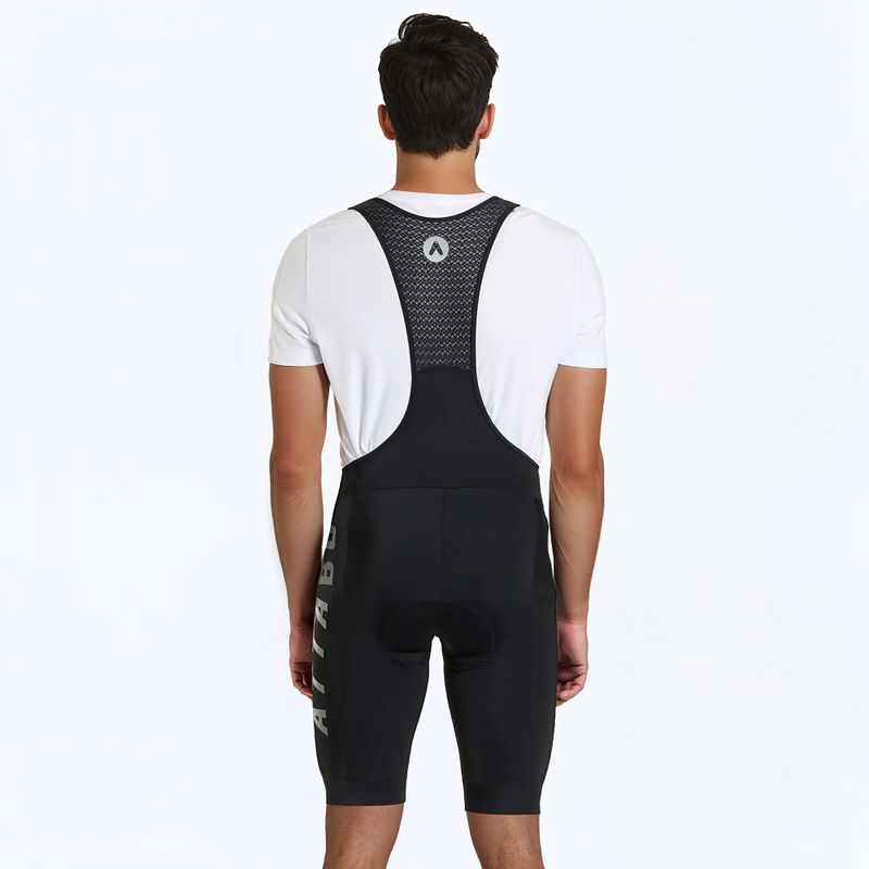 Spodenki rowerowe męskie ATTABO Kirun Bib Shorts czarny 3