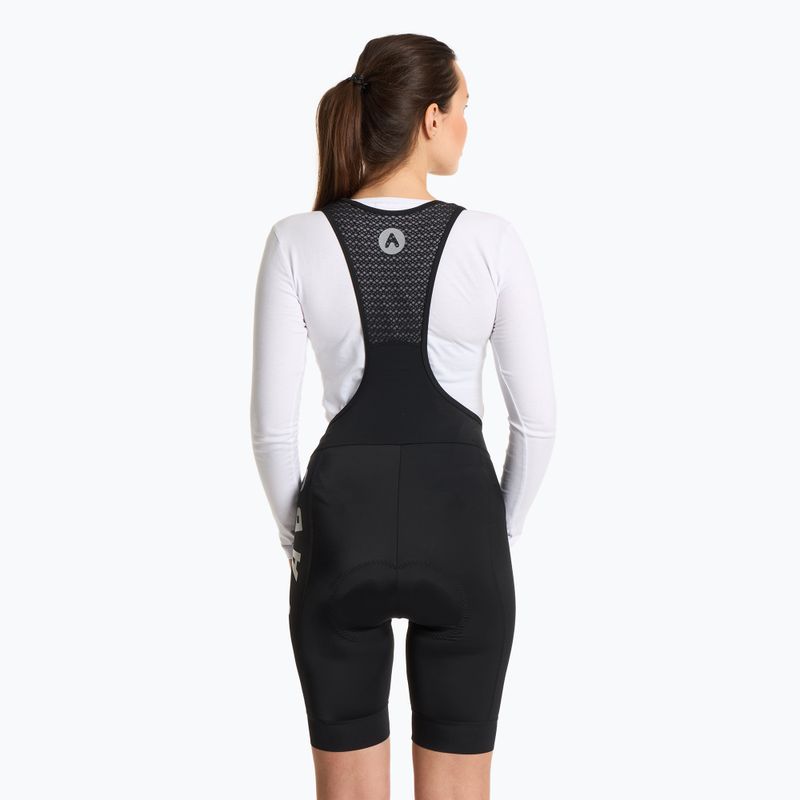 Spodenki rowerowe damskie ATTABO Kirun WMNS Bib Shorts czarny 2