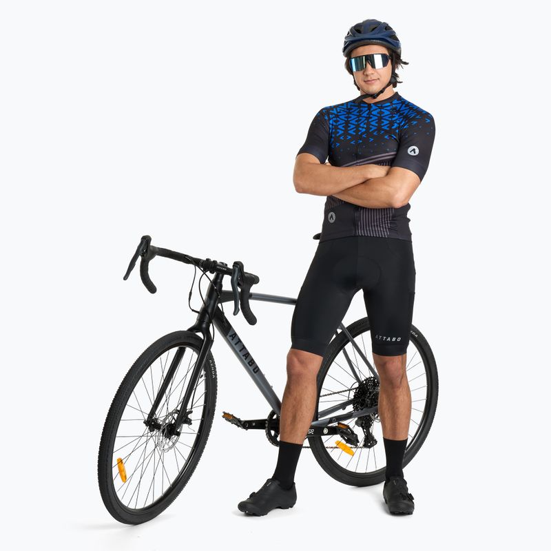 Spodenki rowerowe męskie ATTABO Kiro czarny 4