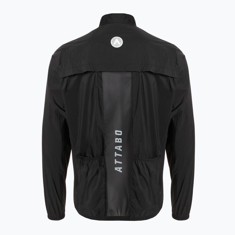 Kurtka rowerowa ATTABO Cahayo Jacket Windproof czarny 6