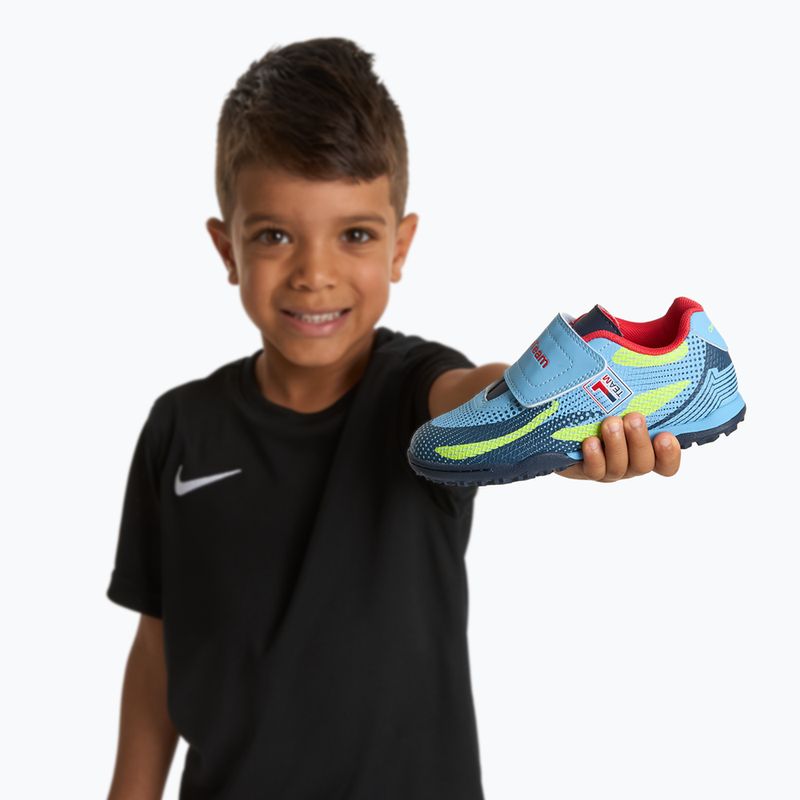 Buty piłkarskie dziecięce OneTeam Robero Junior TF niebieski/granatowy 11