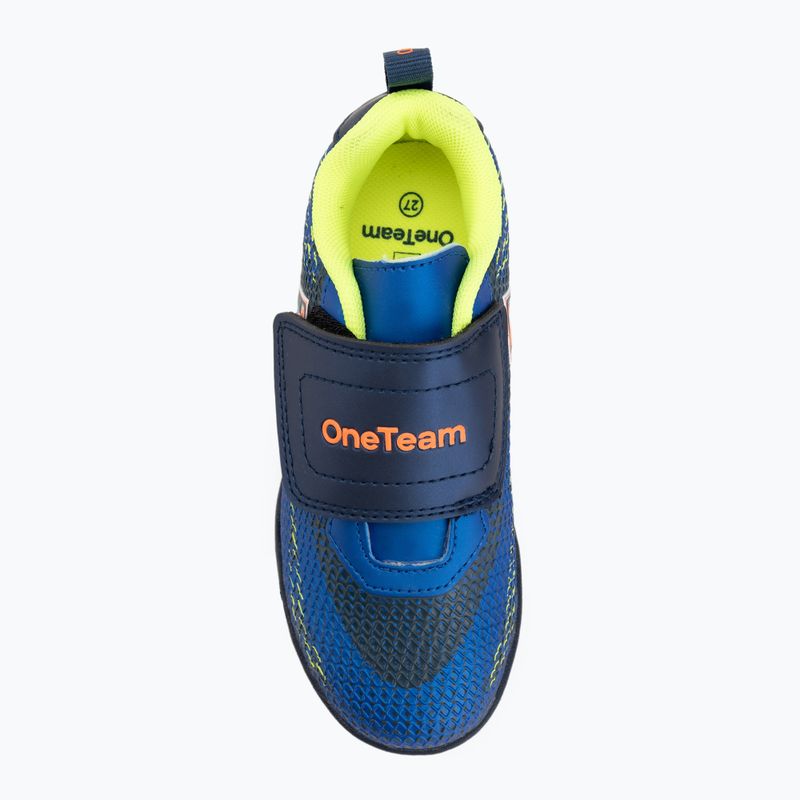 Buty piłkarskie dziecięce OneTeam Robero Junior TF granatowy/niebieski 5