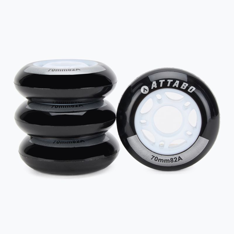 Kółka do rolek ATTABO Wheels 70 mm 4 szt. czarny 2