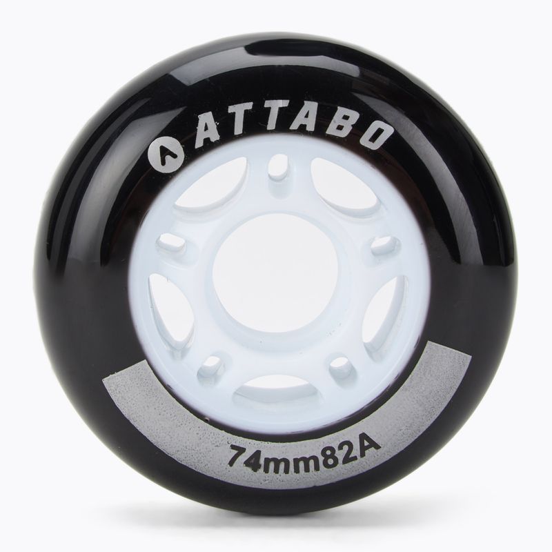 Kółka do rolek ATTABO Wheels 74 mm 4 szt. czarny