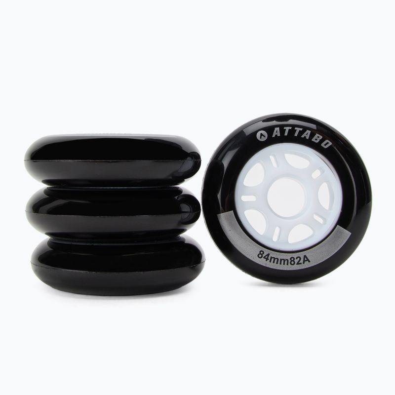 Kółka do rolek ATTABO Wheels 84 mm 4 szt. czarny 2