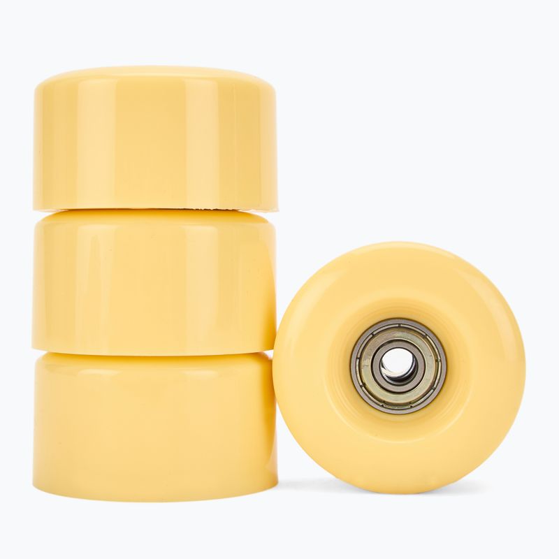 Kółka do wrotek ATTABO Quad Wheels 58x32 mm 4 szt. żółty 2