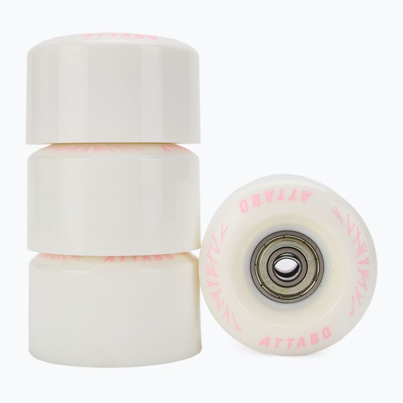 Kółka do wrotek ATTABO Quad Wheels 54x32 mm 4 szt. biały 2