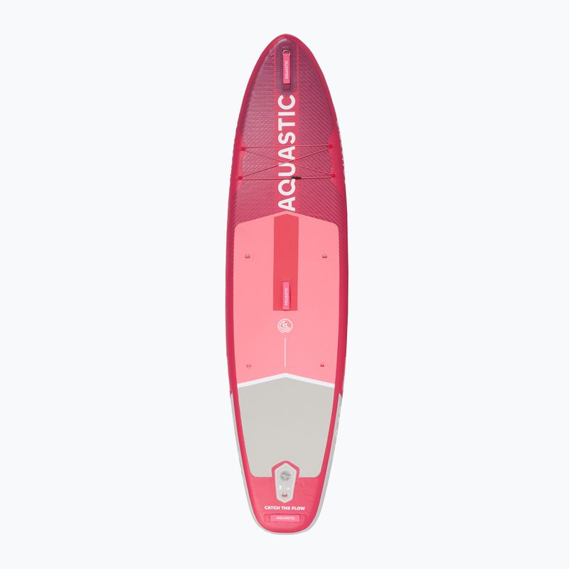 Zestaw deska SUP pompowana AQUASTIC Perth 9'10" różowy 3