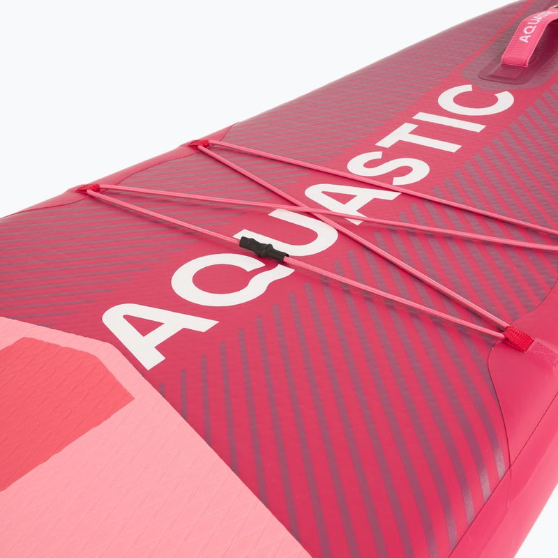 Zestaw deska SUP pompowana AQUASTIC Perth 9'10" różowy 7