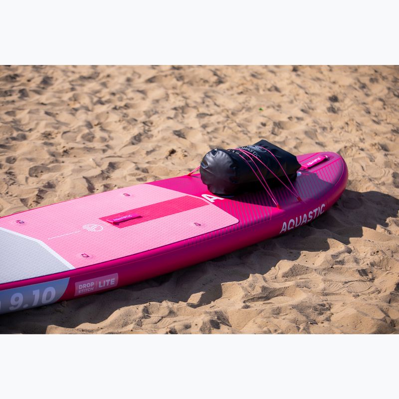 Deska SUP AQUASTIC Perth 9'10" różowy 23