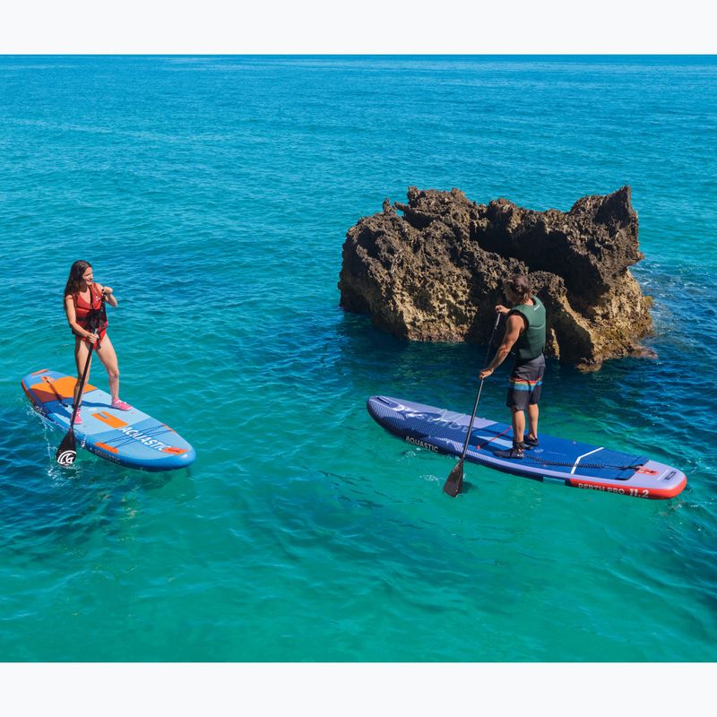 Deska SUP AQUASTIC Perth Pro 11'2" allround ciemny niebieski 21