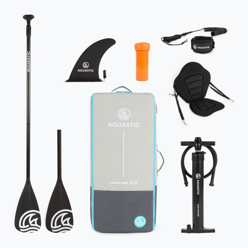 Deska SUP AQUASTIC Perth Pro 11'2" allround różowy 18