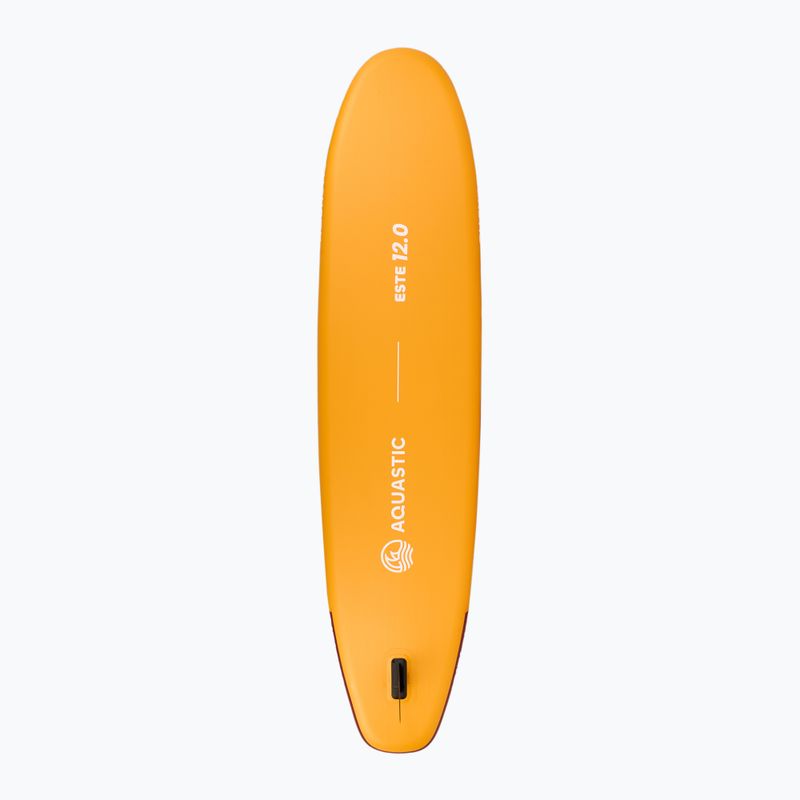 Zestaw deska SUP pompowana AQUASTIC Este 12'0" pomarańczowy 4