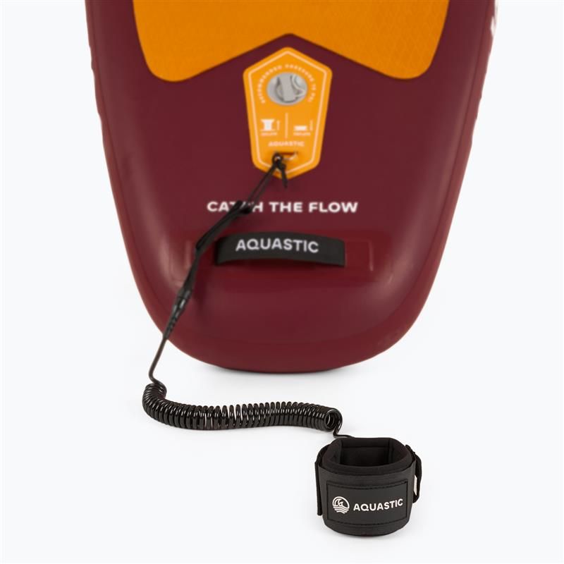 Zestaw deska SUP pompowana AQUASTIC Este 12'0" pomarańczowy 10