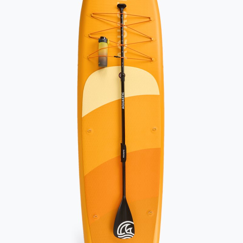 Zestaw deska SUP pompowana AQUASTIC Este 12'0" pomarańczowy 14