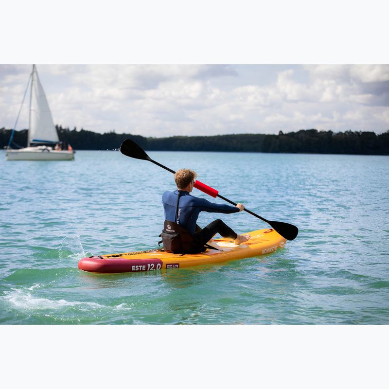 Zestaw deska SUP pompowana AQUASTIC Este 12'0" pomarańczowy 22