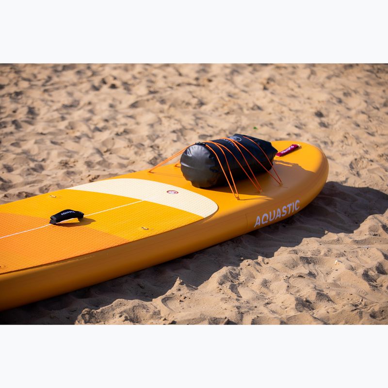 Zestaw deska SUP pompowana AQUASTIC Este 12'0" pomarańczowy 24