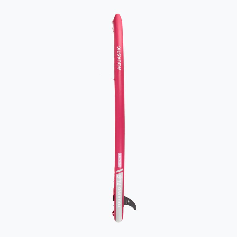 Zestaw deska SUP pompowana AQUASTIC Touring 11'6" różowy 5