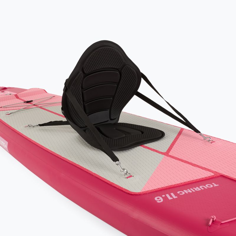 Zestaw deska SUP pompowana AQUASTIC Touring 11'6" różowy 14