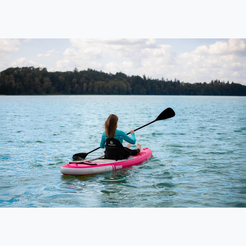 Deska SUP AQUASTIC Touring 11'6" różowy 23