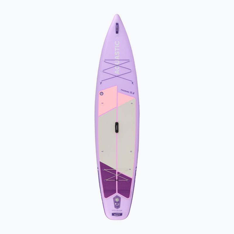 Zestaw deska SUP pompowana AQUASTIC Touring 11'6" fioletowy 3