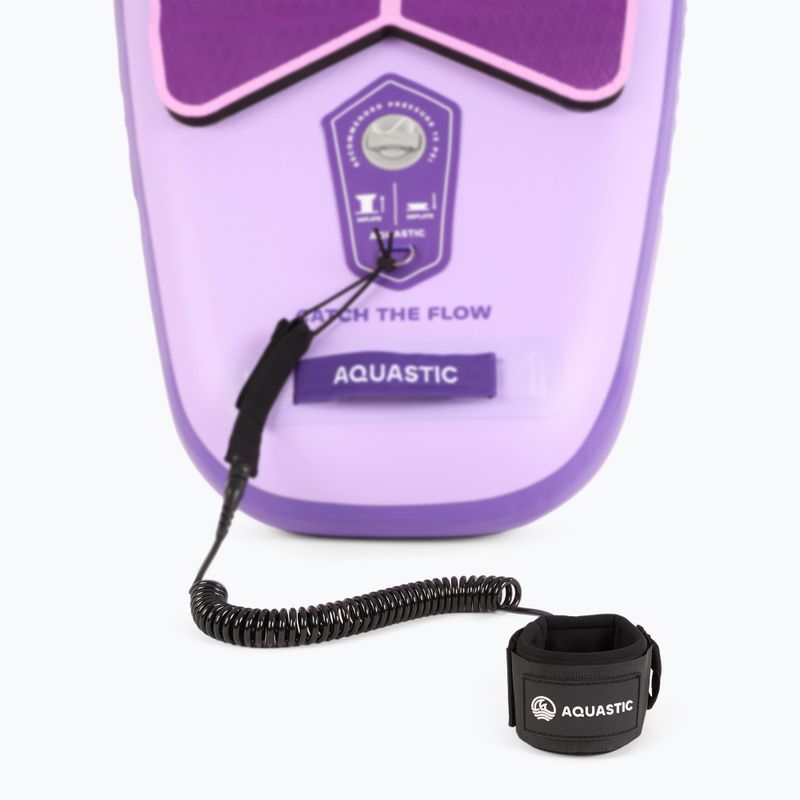 Zestaw deska SUP pompowana AQUASTIC Touring 11'6" fioletowy 11