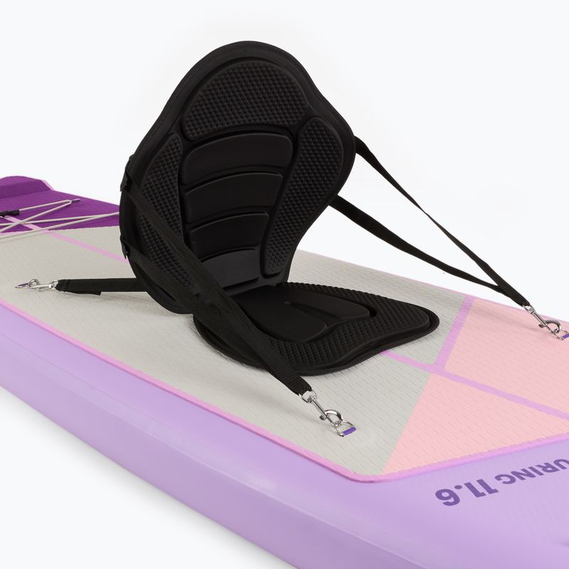 Zestaw deska SUP pompowana AQUASTIC Touring 11'6" fioletowy 13