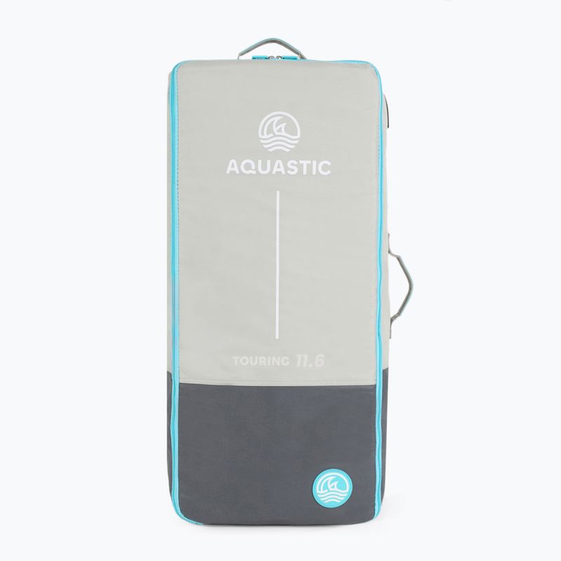 Zestaw deska SUP pompowana AQUASTIC Touring 11'6" fioletowy 17