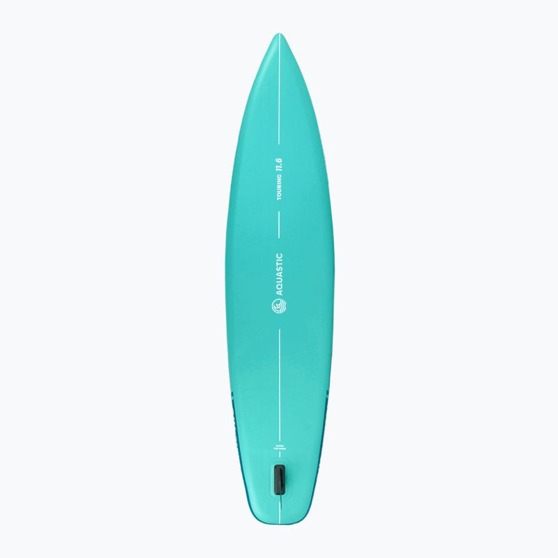Zestaw deska SUP pompowana AQUASTIC Touring 11'6" zielony 4
