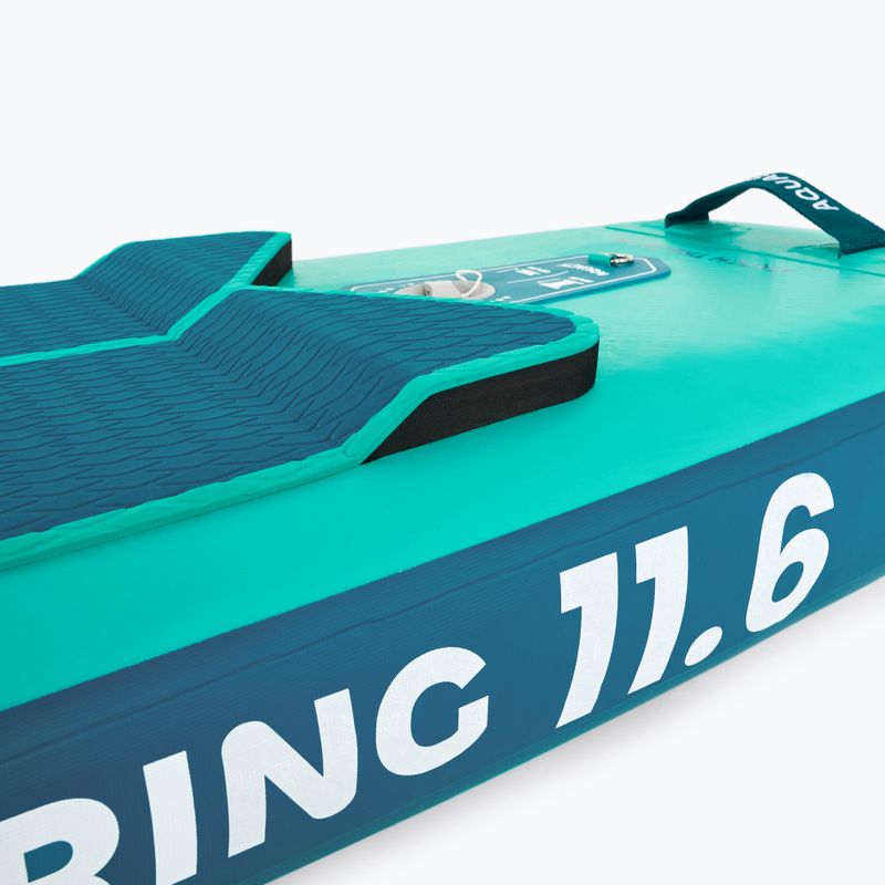 Zestaw deska SUP pompowana AQUASTIC Touring 11'6" zielony 11
