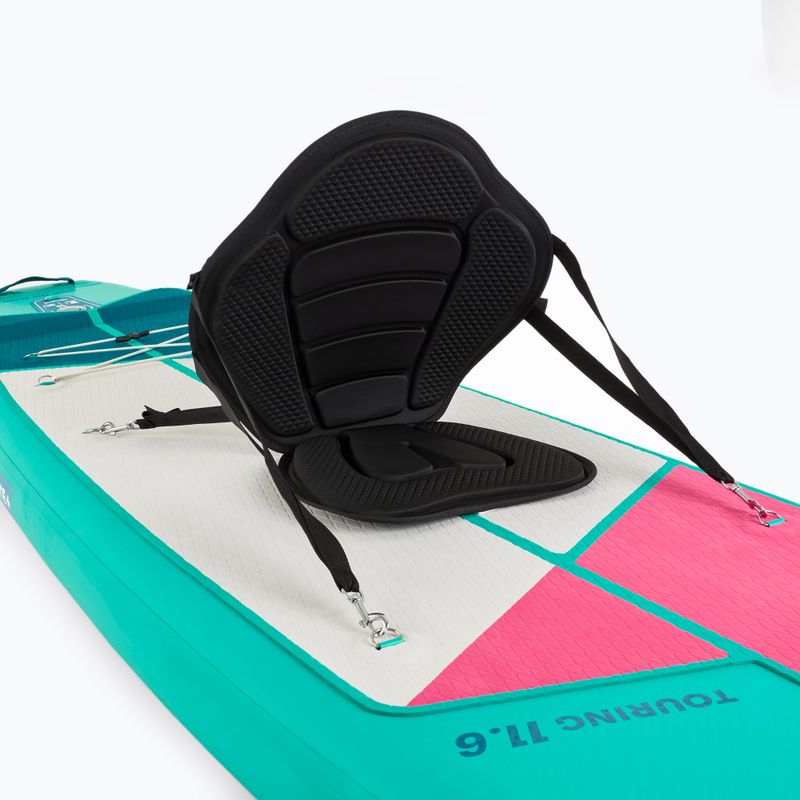 Zestaw deska SUP pompowana AQUASTIC Touring 11'6" zielony 12