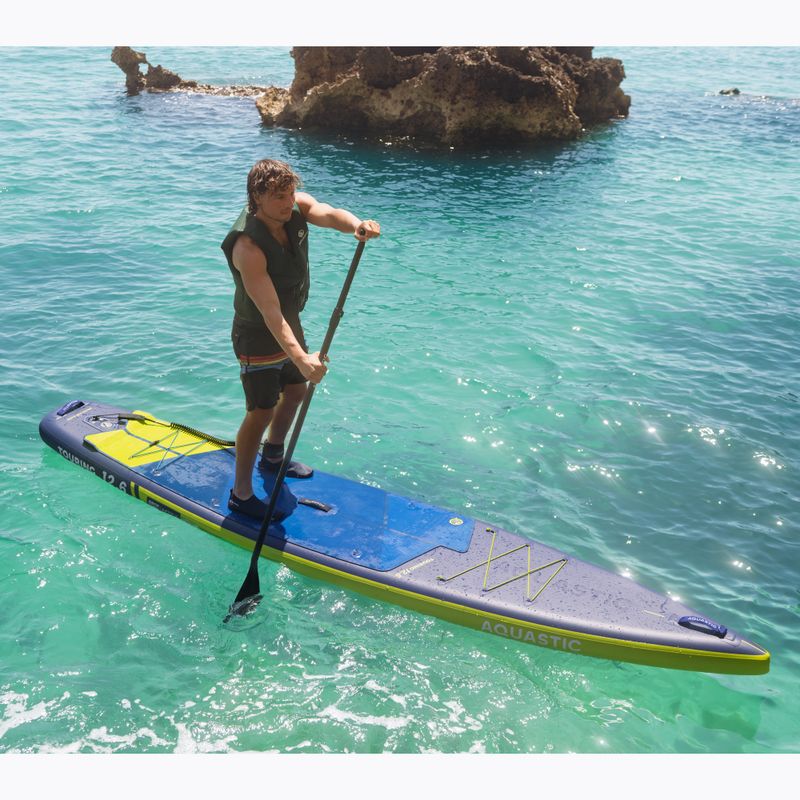 Deska SUP AQUASTIC Touring 12'6" ciemny niebieski 24
