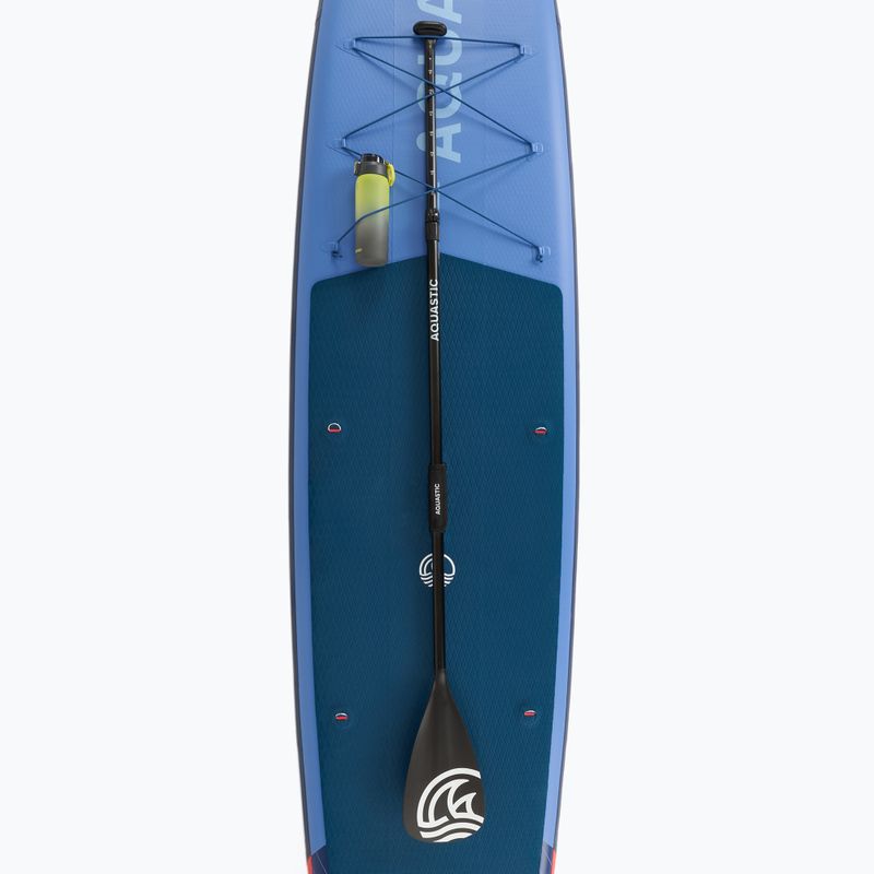 Zestaw deska SUP pompowana AQUASTIC Touring Pro 14'0" ciemny niebieski 10