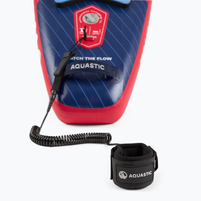 Zestaw deska SUP pompowana AQUASTIC Touring Pro 14'0" ciemny niebieski 12