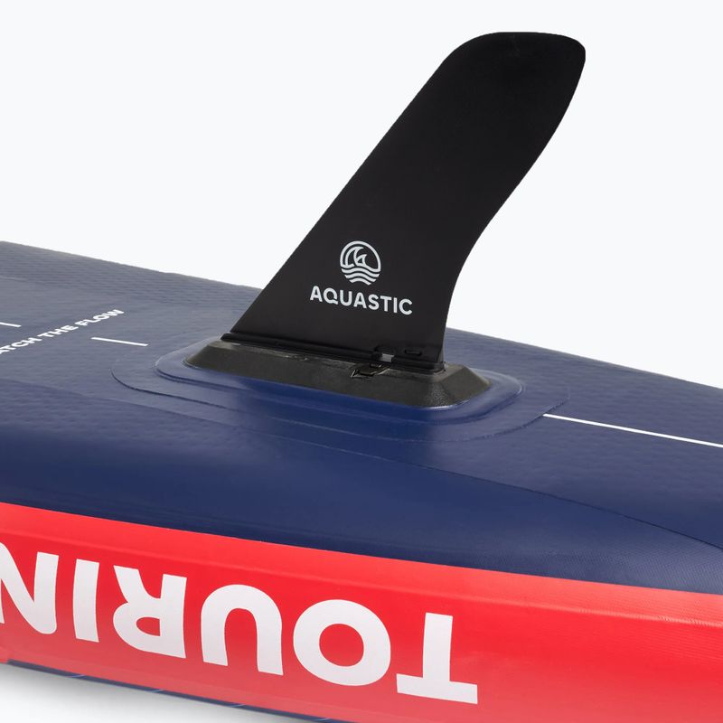 Zestaw deska SUP pompowana AQUASTIC Touring Pro 14'0" ciemny niebieski 14