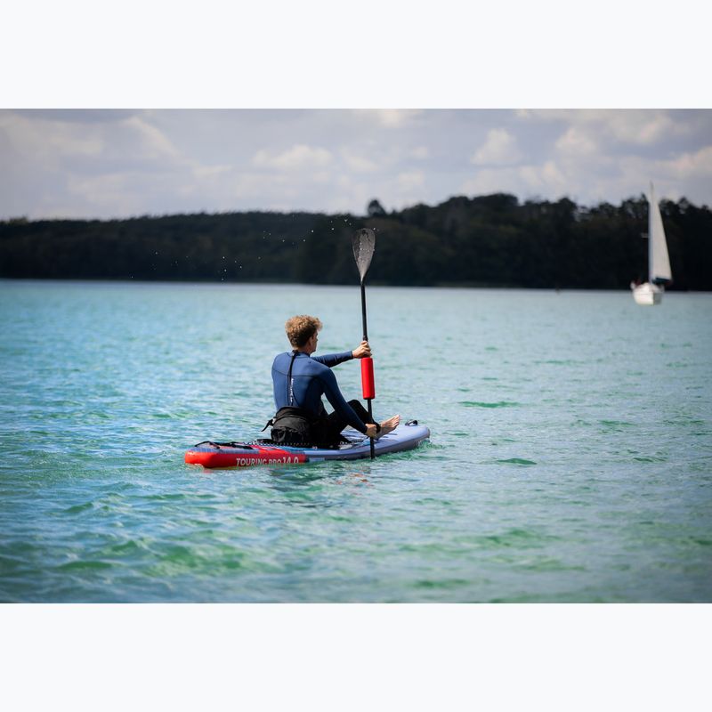 Zestaw deska SUP pompowana AQUASTIC Touring Pro 14'0" ciemny niebieski 21