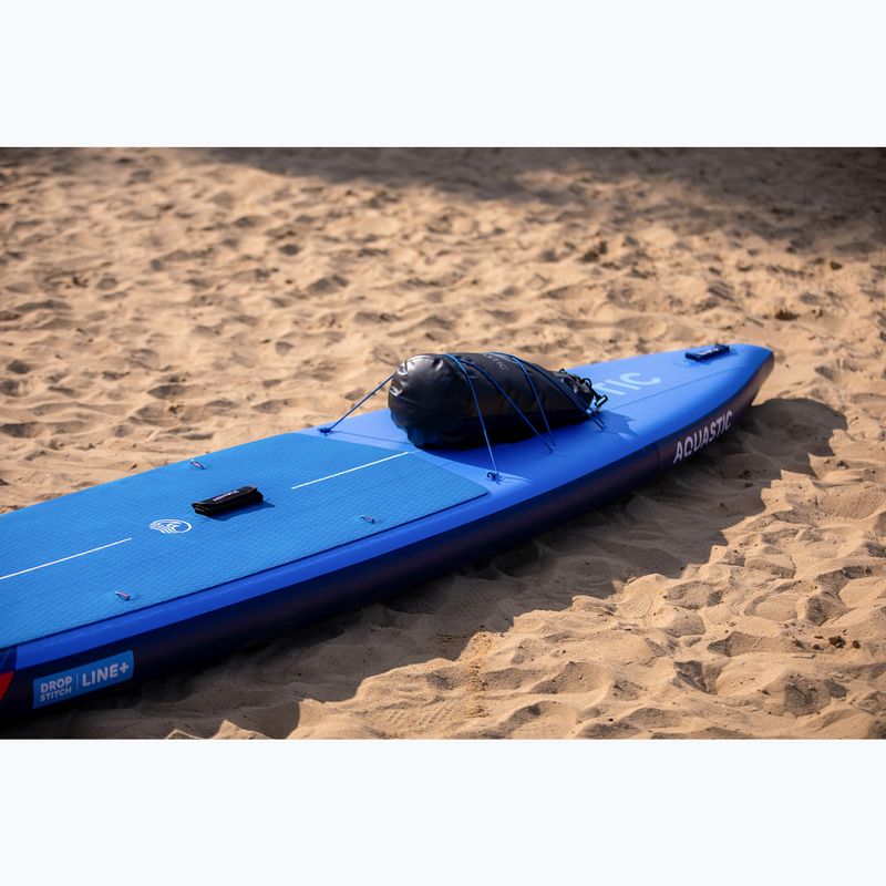Zestaw deska SUP pompowana AQUASTIC Touring Pro 14'0" ciemny niebieski 23
