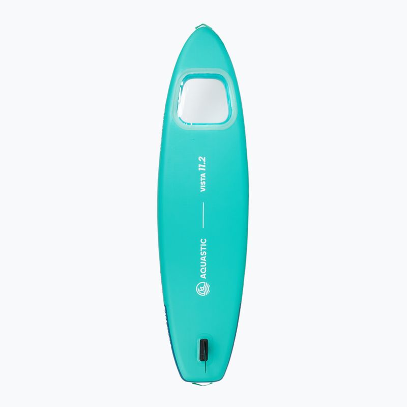 Zestaw deska SUP pompowana AQUASTIC Vista 11'2" zielony 4