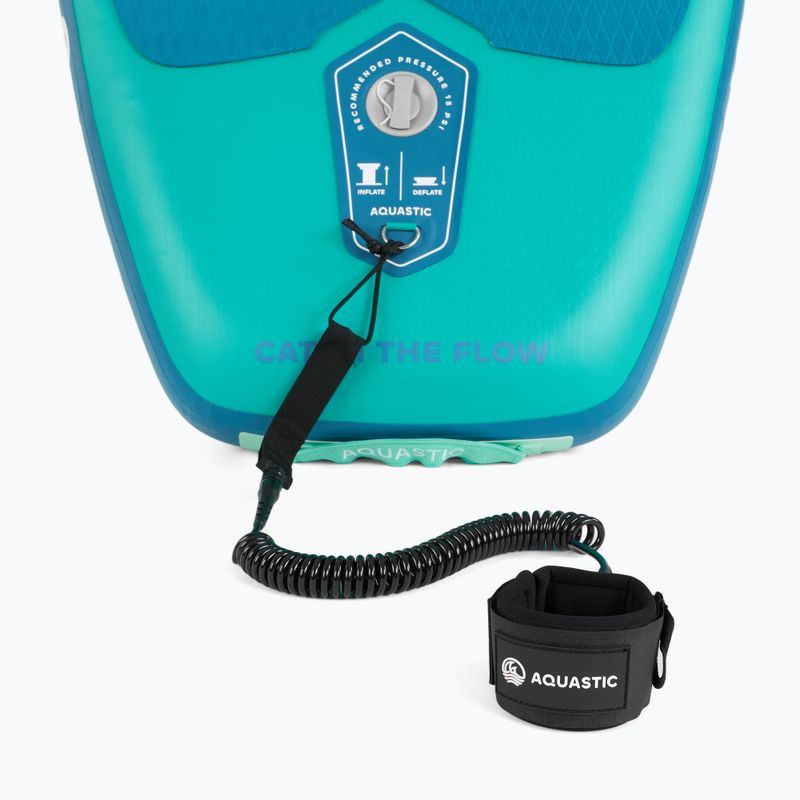 Zestaw deska SUP pompowana AQUASTIC Vista 11'2" zielony 13