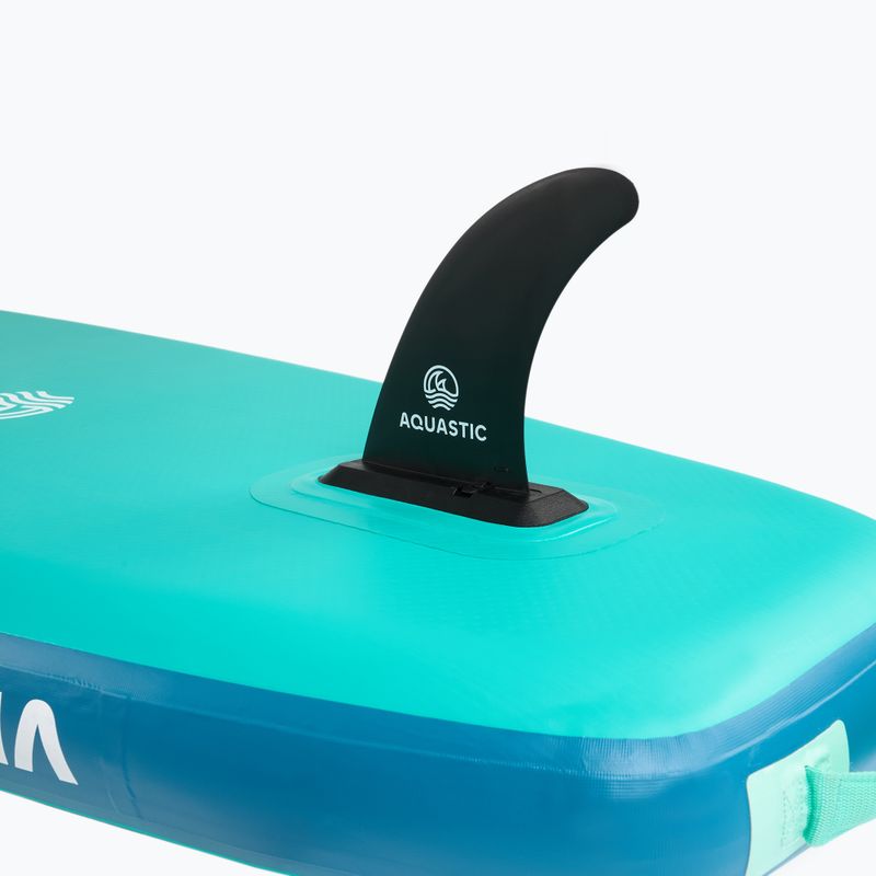 Zestaw deska SUP pompowana AQUASTIC Vista 11'2" zielony 16
