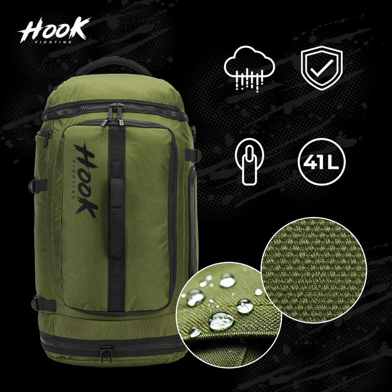 Plecak/torba 2w1 HOOK FIGHTING Camp Duffel Bag 41 l zielony 2