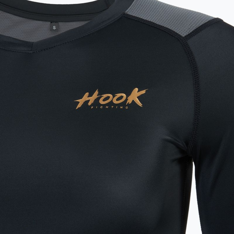 Rashguard longsleeve damski HOOK FIGHTING Base czarny 9