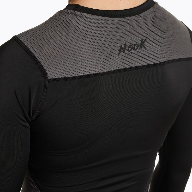 Rashguard longsleeve damski HOOK FIGHTING Base czarny 6