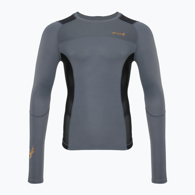 Rashguard longsleeve męski HOOK FIGHTING Base czarny 8