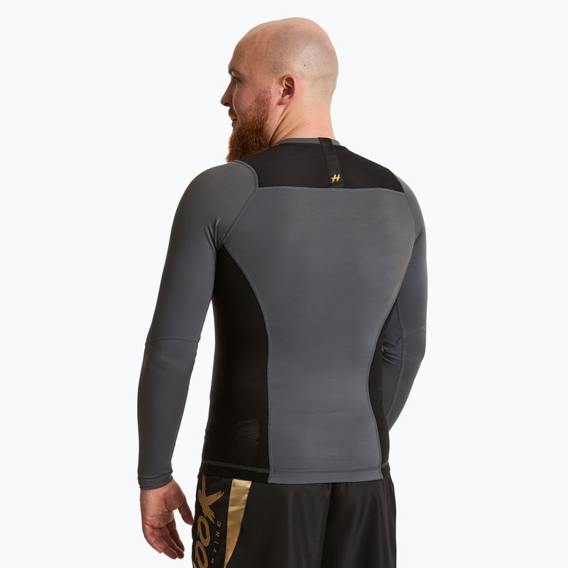 Rashguard longsleeve męski HOOK FIGHTING Base czarny 2