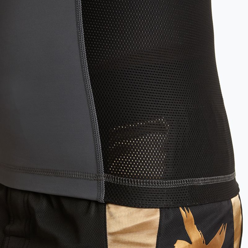 Koszulka treningowa longsleeve męska rashguard HOOK FIGHTING Base czarny 5