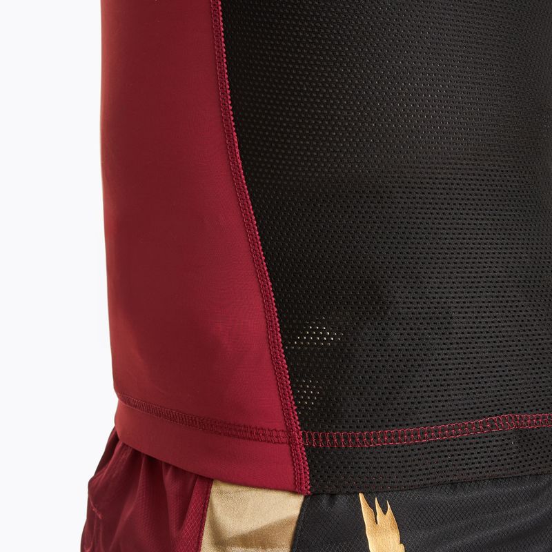 Koszulka treningowa longsleeve męska rashguard HOOK FIGHTING Base czerwony 7